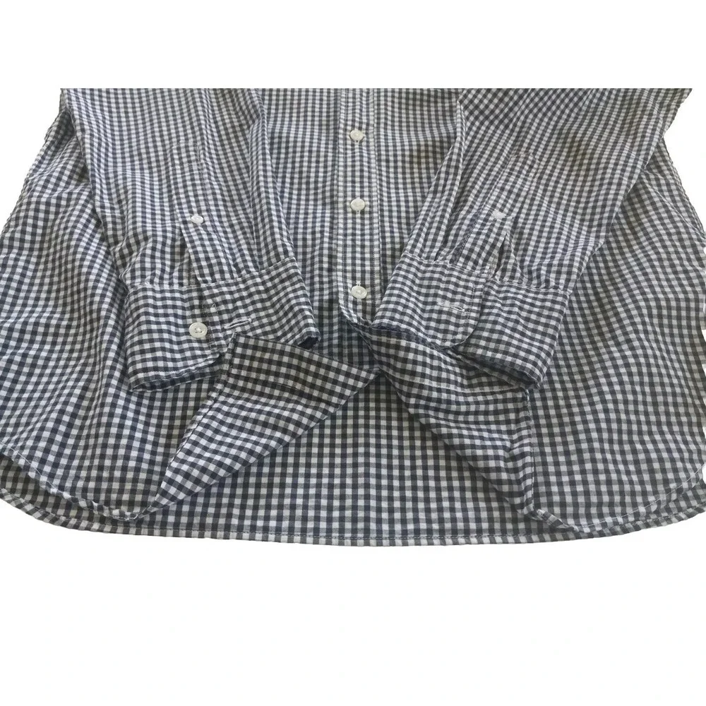 J CREW By Mercantile Flex Men's Large Slim Fit Long-sleeved Buttons Shirt Plaid